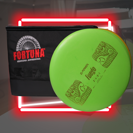 Hielera KMA by Shaman & Fortuna con 2 Discos FUEGO y 1 Disco SORPRESA plástico PREMIUM